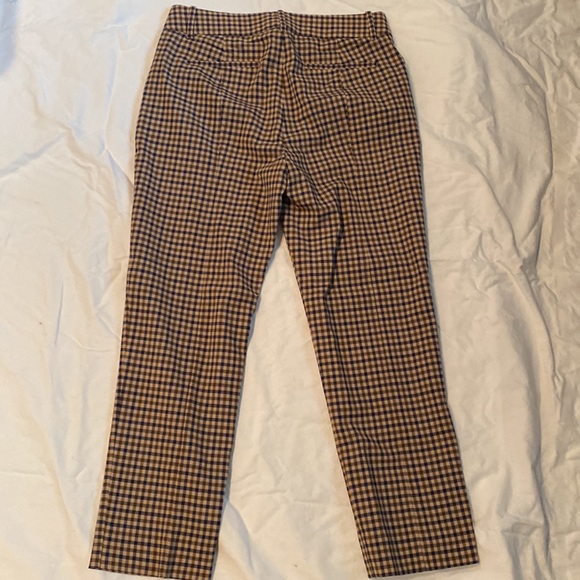 NWT J Crew Cropped Lined Stretch Tollegno 1900 Wool pants, honey brown, 4 - Picture 3 of 3